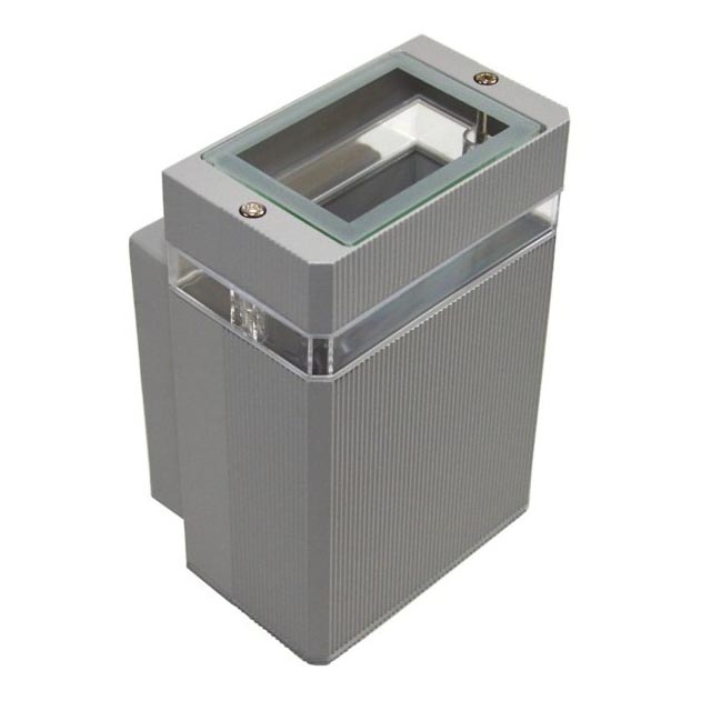 Вуличний настінний світильник LITEK 1xGU10/30W/230V IP54 сірий