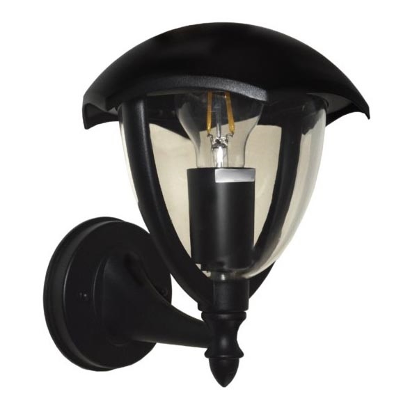 Вуличний настінний світильник SANTIGO 1xE27/50W/230V IP54 чорний