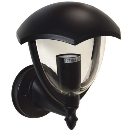 Вуличний настінний світильник SANTIGO 1xE27/50W/230V IP54 чорний