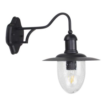 Вуличний настінний світильник TANGIA 1xE27/60W/230V IP44 чорний