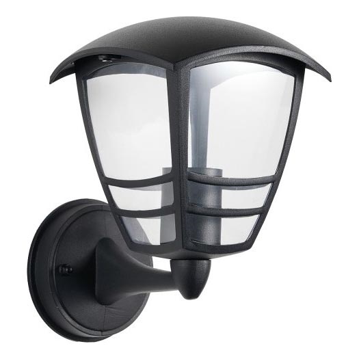 Вуличний настінний світильник TEVIO 1xE27/60W/230V IP54 чорний