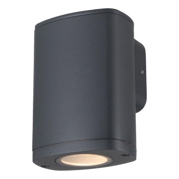 Вуличний настінний світильник ZEVI 1xGU10/10W/230V IP54 антрацит