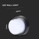 Вуличний настінний LED світильник LED/12W/230V IP65 3000K