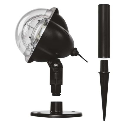 Вуличний різдвяний LED проектор LED/4W/230V IP44 білий