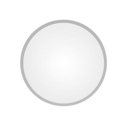 Вуличний стельовий світильник з датчиком CLEO 3xE27/24W/230V діаметр 40 см сірий IP54
