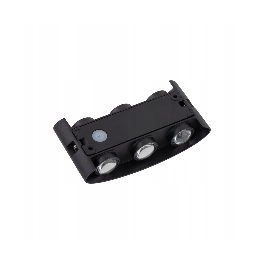 Вуличний світлодіодний настінний світильник ARROW 6xLED/1W/230V IP54 чорний