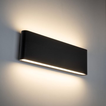 Вуличний світлодіодний настінний світильник ARWENA 2xLED/12W/230V IP54 чорний