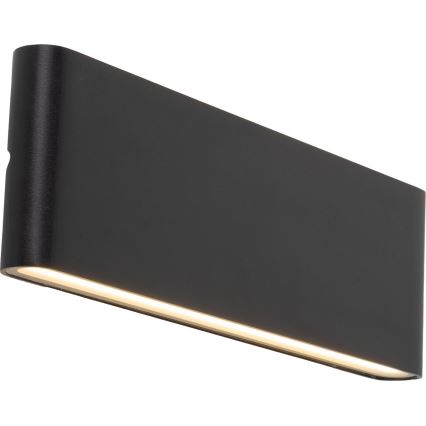 Вуличний світлодіодний настінний світильник ARWENA 2xLED/12W/230V IP54 чорний