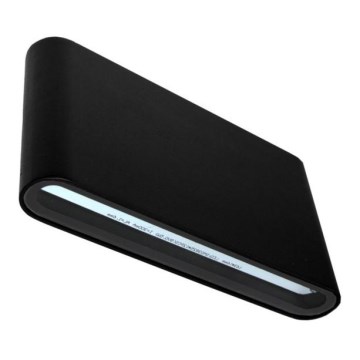 Вуличний світлодіодний настінний світильник FLOW 2xLED/6W/230V IP54 3000K чорний