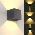 Вуличний світлодіодний настінний світильник KREON 2xLED/3W/230V IP54 3000K антрацит
