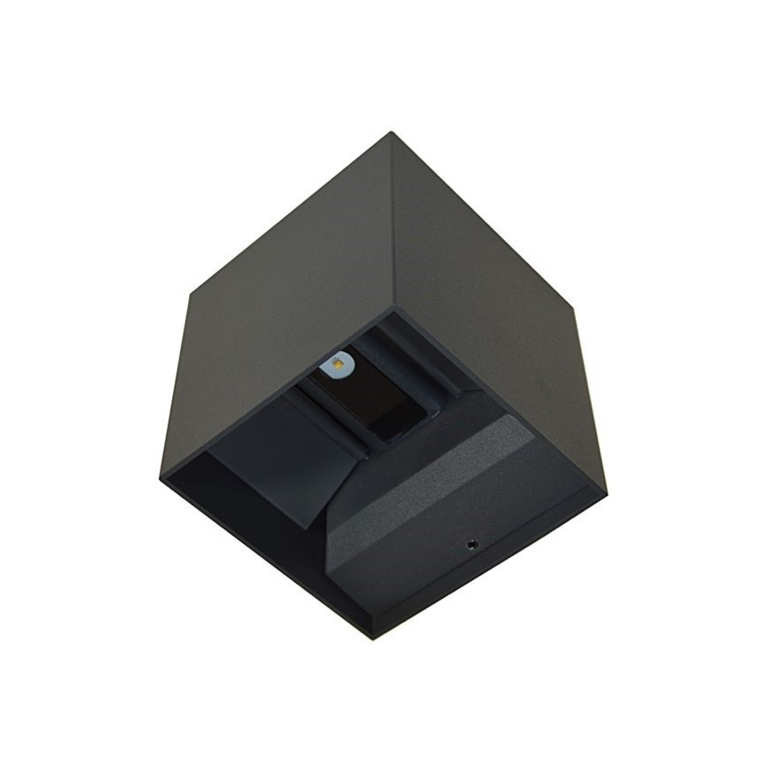 Вуличний світлодіодний настінний світильник KREON 2xLED/3W/230V IP54 3000K чорний