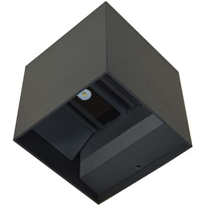 Вуличний світлодіодний настінний світильник KREON 2xLED/3W/230V IP54 4000K антрацит