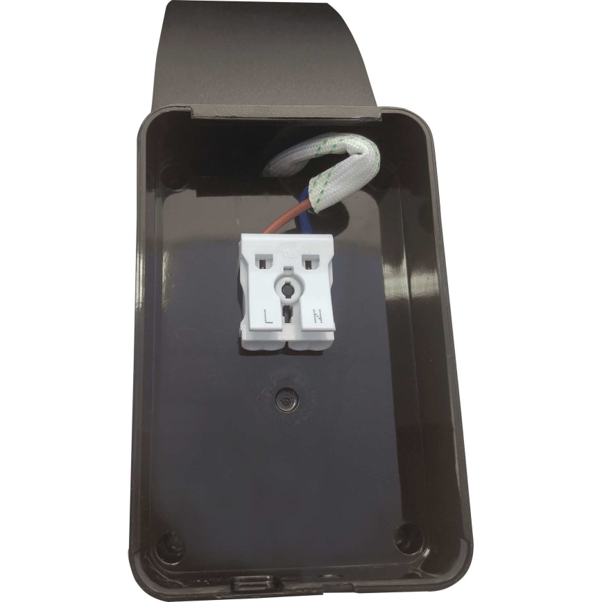 Вуличний світлодіодний настінний світильник LED/10W/230V IP54 чорний