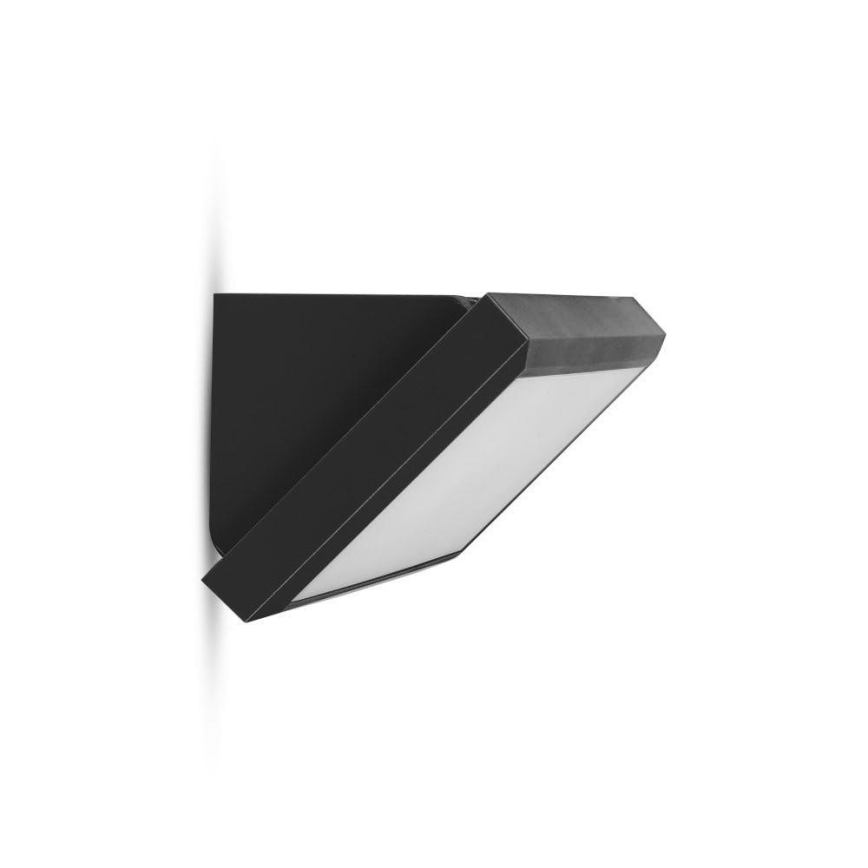 Вуличний світлодіодний настінний світильник LED/12W/230V 3000K IP65 чорний