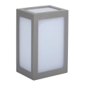 Вуличний світлодіодний настінний світильник LED/12W/230V 3000K IP65 сірий