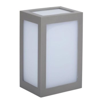 Вуличний світлодіодний настінний світильник LED/12W/230V 3000K IP65 сірий