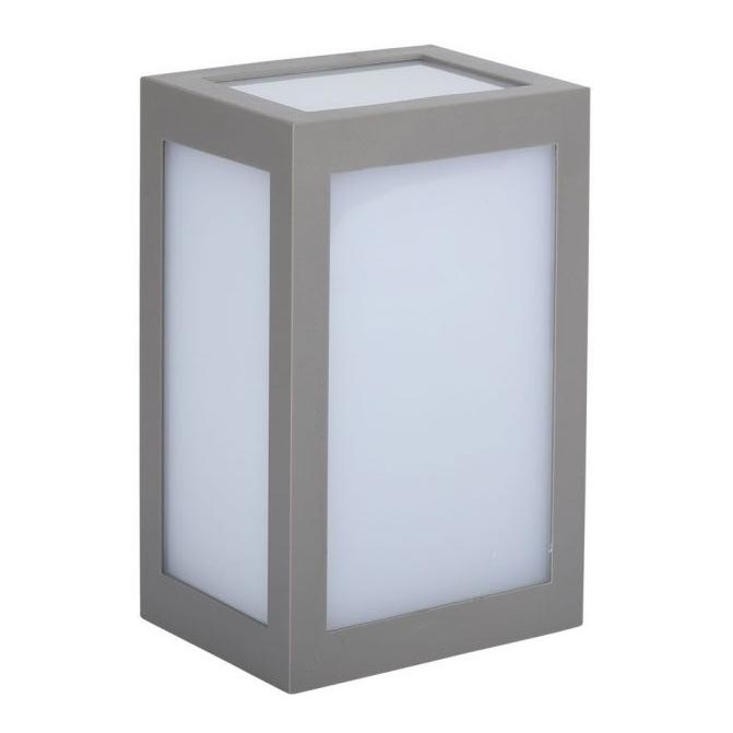 Вуличний світлодіодний настінний світильник LED/12W/230V 3000K IP65 сірий