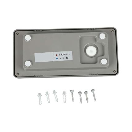 Вуличний світлодіодний настінний світильник LED/12W/230V 4000K IP65