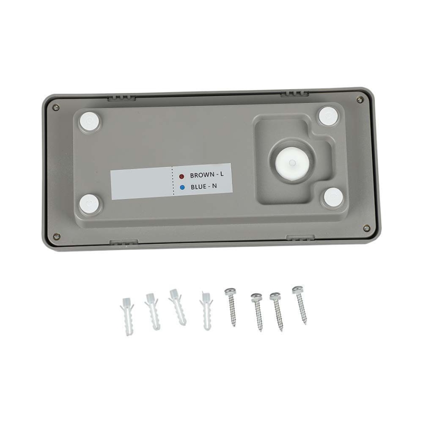 Вуличний світлодіодний настінний світильник LED/12W/230V 4000K IP65