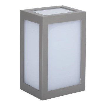 Вуличний світлодіодний настінний світильник LED/12W/230V 4000K IP65 сірий