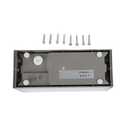 Вуличний світлодіодний настінний світильник LED/12W/230V 6400K IP65