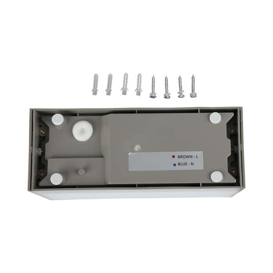 Вуличний світлодіодний настінний світильник LED/12W/230V 6400K IP65