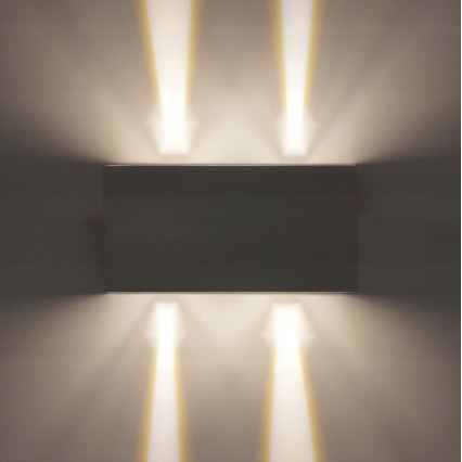 Вуличний світлодіодний настінний світильник LED/12W/230V IP54 білий