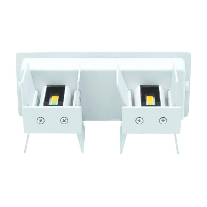 Вуличний світлодіодний настінний світильник LED/12W/230V IP54 білий