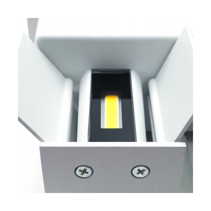 Вуличний світлодіодний настінний світильник LED/12W/230V IP54 білий
