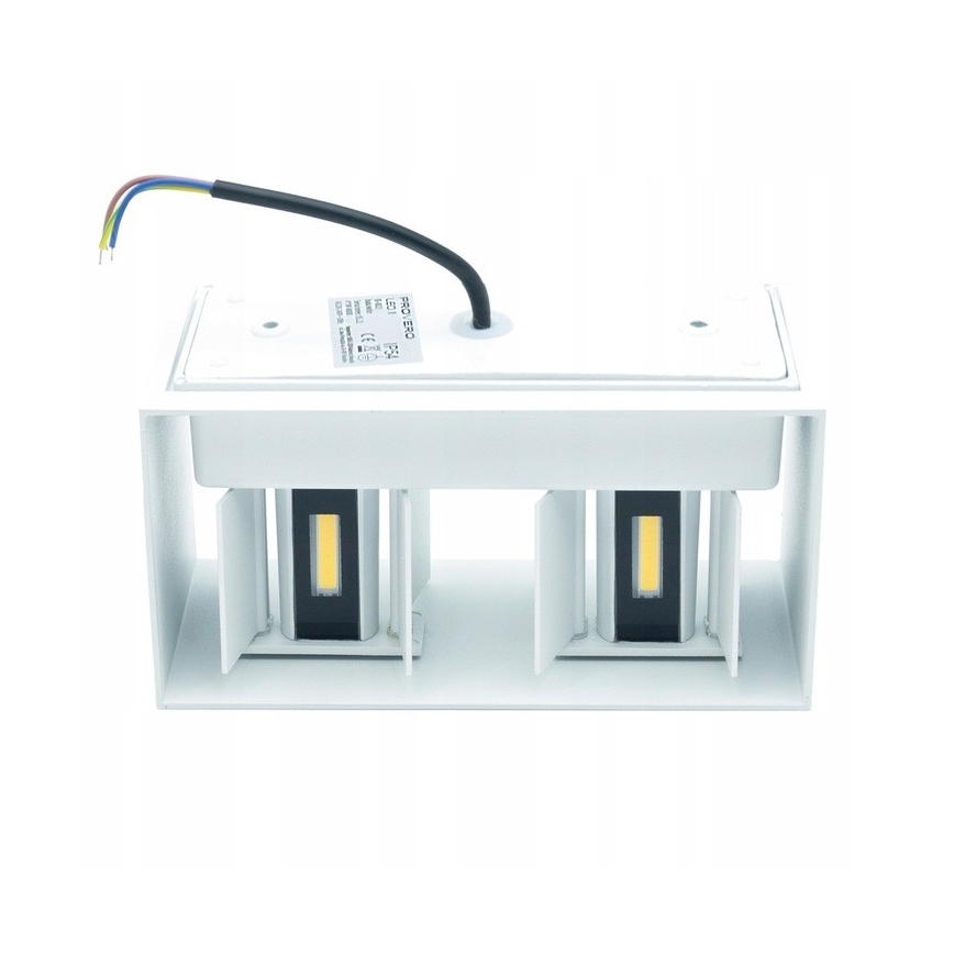 Вуличний світлодіодний настінний світильник LED/12W/230V IP54 білий