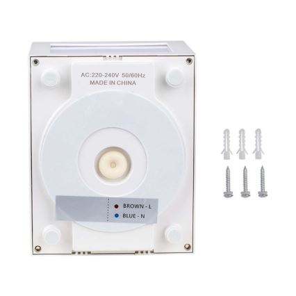Вуличний світлодіодний настінний світильник LED/12W/230V IP65 4000K білий