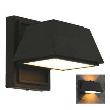 Вуличний світлодіодний настінний світильник LED/15W/230V IP65 3000K чорний
