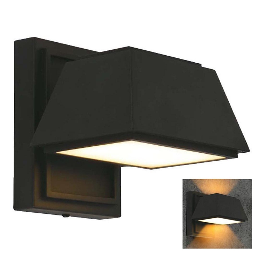 Вуличний світлодіодний настінний світильник LED/15W/230V IP65 3000K чорний
