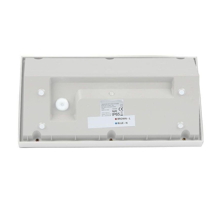 Вуличний світлодіодний настінний світильник LED/20W/230V 6400K IP65 білий