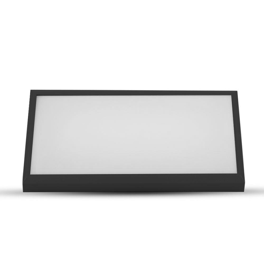 Вуличний світлодіодний настінний світильник LED/20W/230V 6400K IP65 чорний
