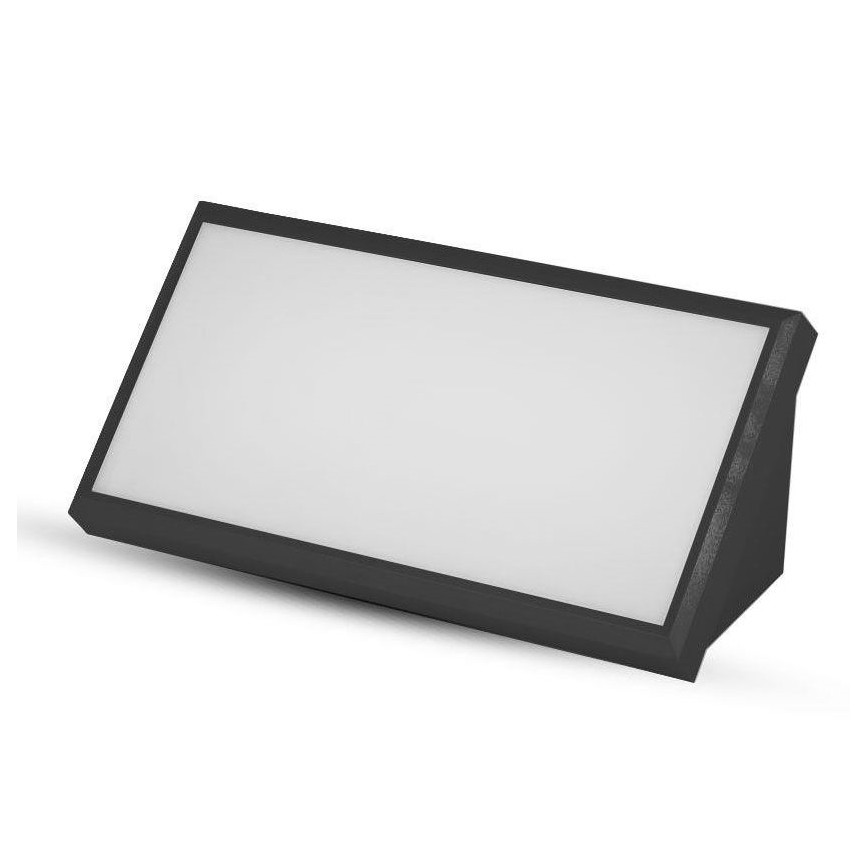 Вуличний світлодіодний настінний світильник LED/20W/230V 6400K IP65 чорний