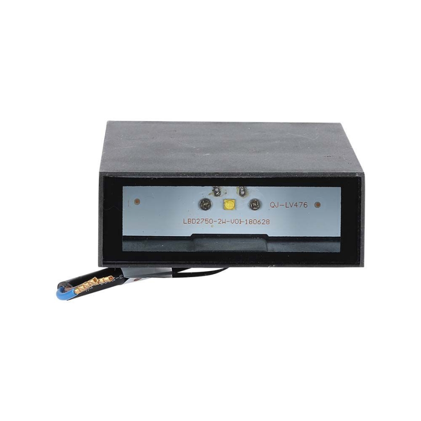 Вуличний світлодіодний настінний світильник LED/4W/230V 3000K IP65 чорний