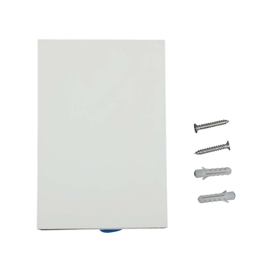 Вуличний світлодіодний настінний світильник LED/4W/230V 6400K IP65 білий