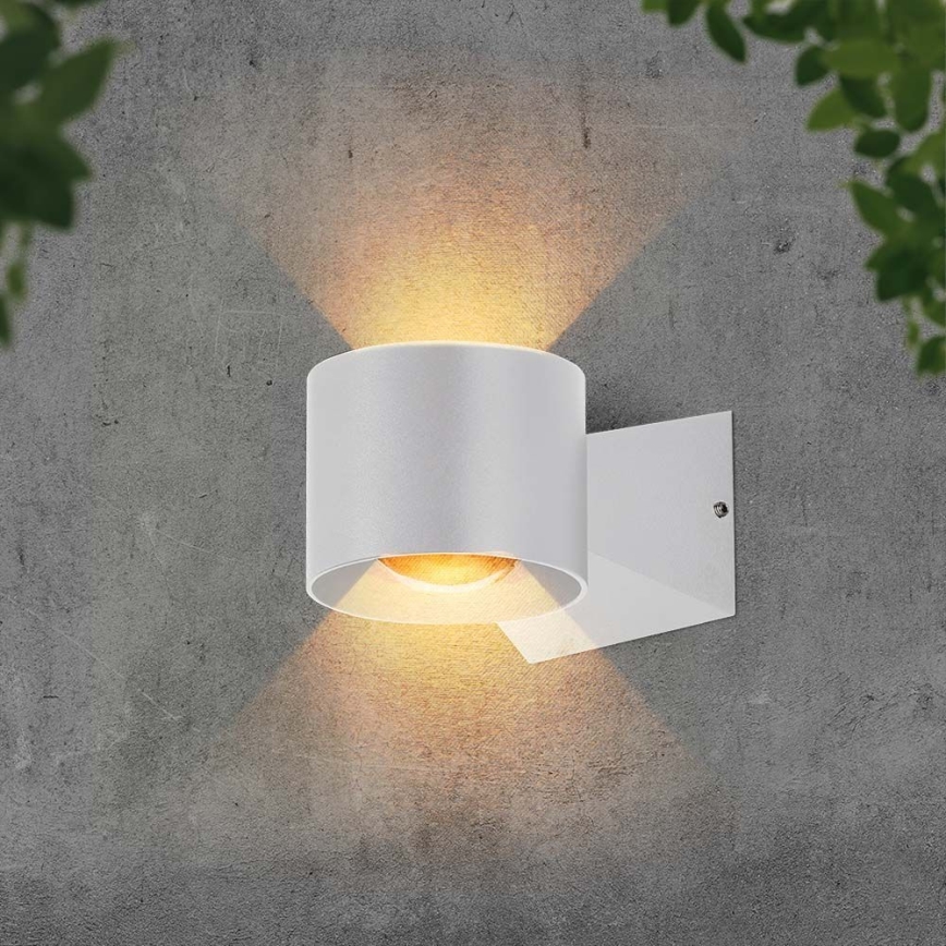 Вуличний світлодіодний настінний світильник LED/5W/230V 3000K IP65 білий
