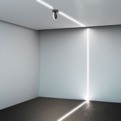 LED Вуличний настінний гнучкий світильник LED/7W/230V 3000K IP65 чорний