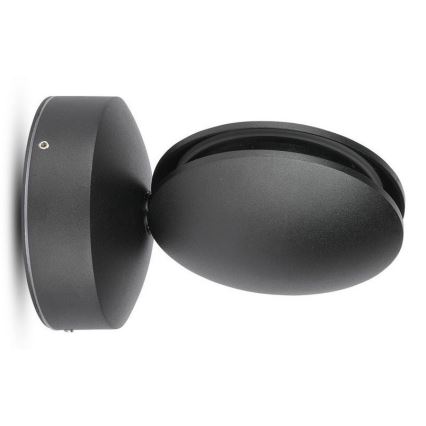 LED Вуличний настінний гнучкий світильник LED/7W/230V 3000K IP65 чорний