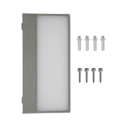 Вуличний світлодіодний настінний світильник LED/9W/230V 4000K IP65