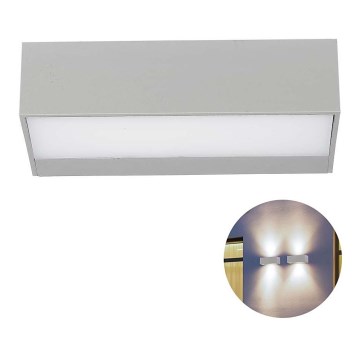 Вуличний світлодіодний настінний світильник LED/9W/230V 6400K IP65