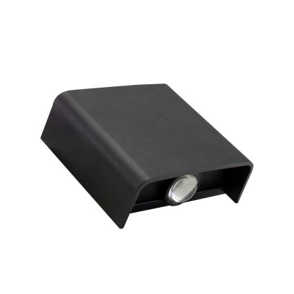 Вуличний світлодіодний настінний світильник LUNARIX LED/2W/230V 3000-6000K CRI 90 IP54 чорний