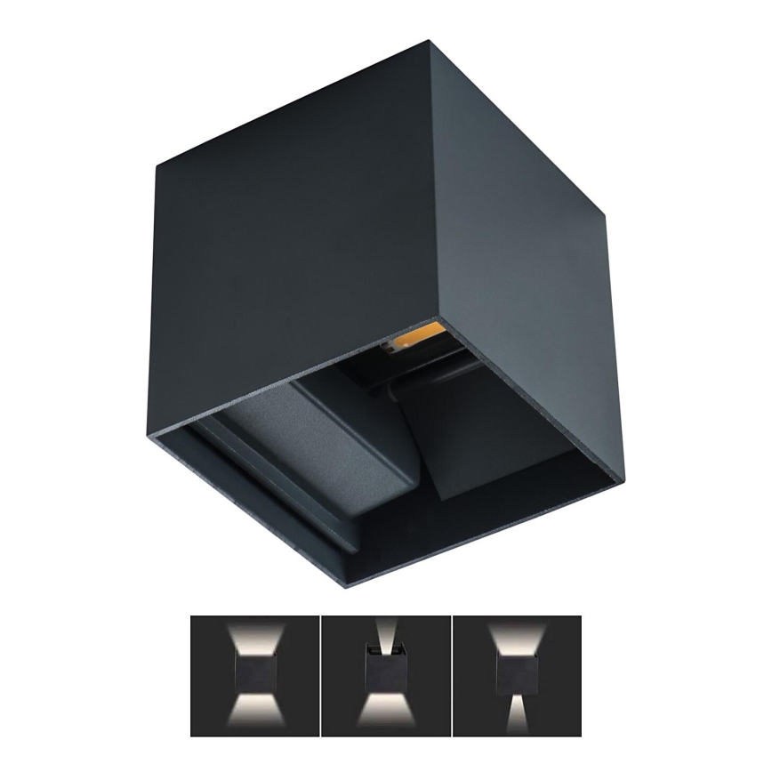 Вуличний світлодіодний настінний світильник REKA LED/7W/230V IP54 антрацит
