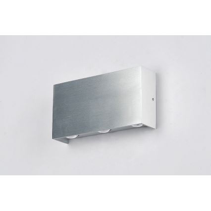 Вуличний світлодіодний настінний світильник SILBER 6xLED/1W/230V IP54