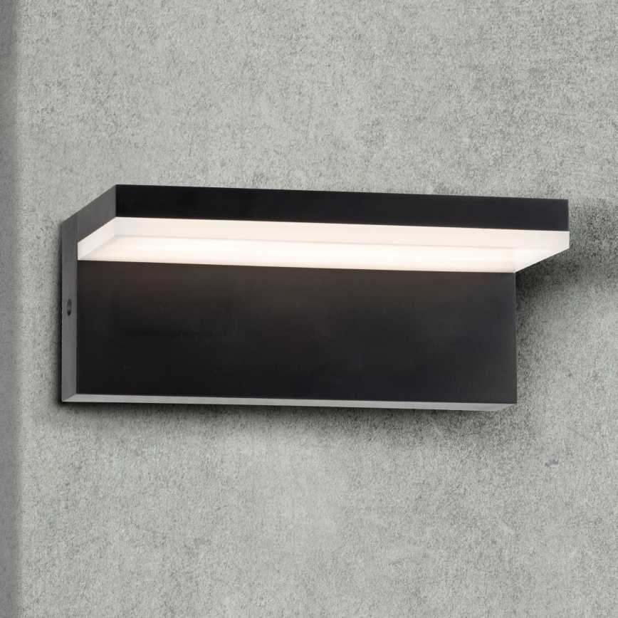 Вуличний світлодіодний настінний світильник TESA LED/10W/230V IP54 чорний