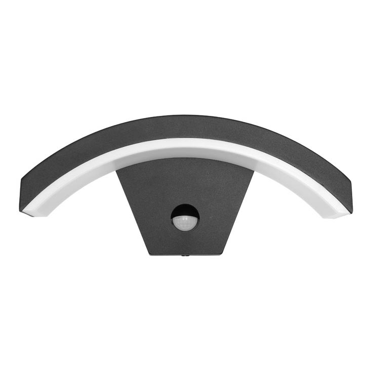 Вуличний світлодіодний настінний світильник з датчиком STYL LED/8W/230V IP44