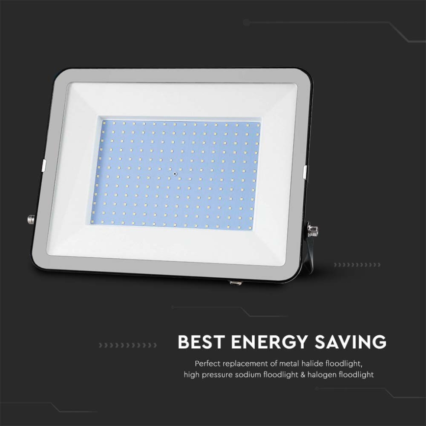 Вуличний світлодіодний прожектор SAMSUNG CHIP LED/200W/230V 4000K IP65 чорний