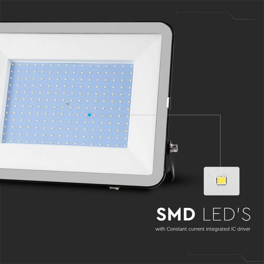Вуличний світлодіодний прожектор SAMSUNG CHIP LED/200W/230V 4000K IP65 чорний